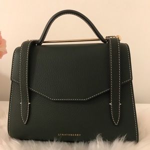 Starthberry mini Allegro in bottle green/calfskin